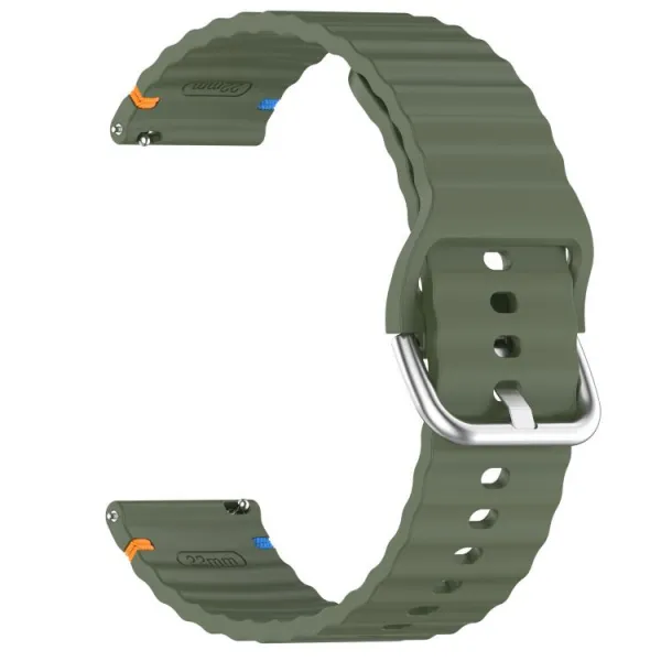 WAVY Silikónový remienok pre Xiaomi Watch S4 zelený