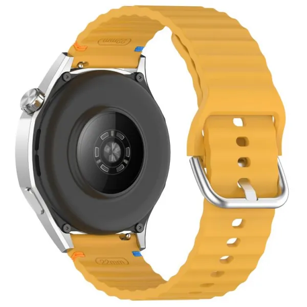 WAVY Silikónový remienok pre Xiaomi Watch S4 žltý