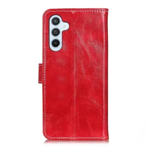 RETRO Peňaženkový obal Samsung Galaxy A26 červený