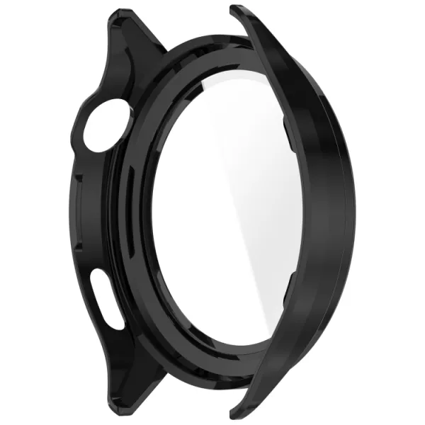 PC FULL COVER Plastový kryt so sklom pre Xiaomi Watch S4 čierny