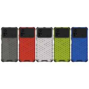 HONEYCOMB Ochranný kryt Xiaomi Poco X4 Pro 5G červený