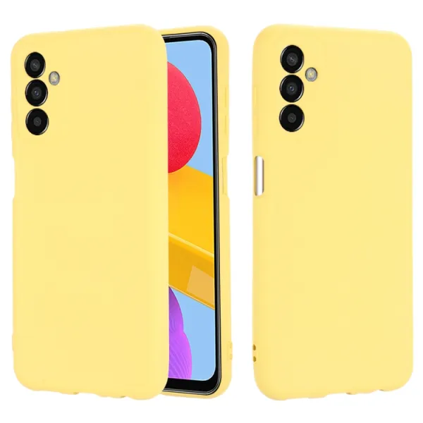 RUBBER Ochranný kryt pre Samsung Galaxy M13 žltý
