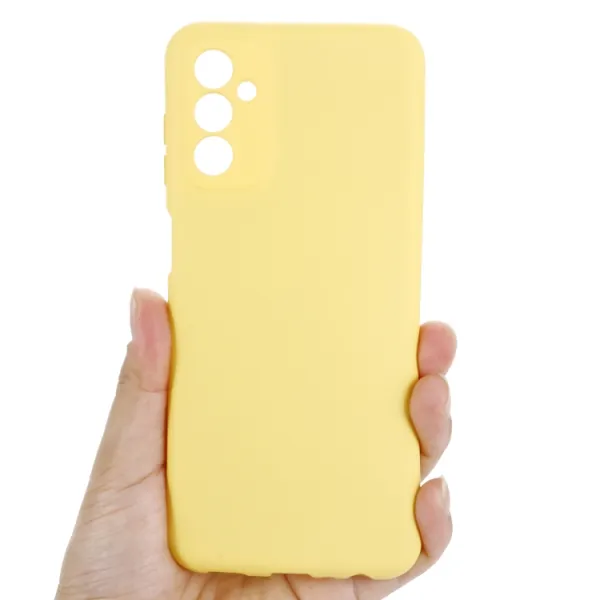 RUBBER Ochranný kryt pre Samsung Galaxy M13 žltý