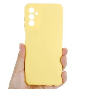 RUBBER Ochranný kryt pre Samsung Galaxy M13 žltý