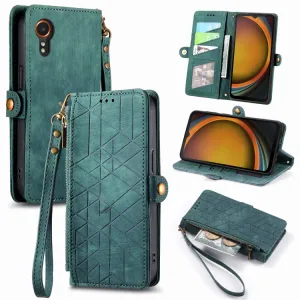 GEOM Peňaženkové puzdro pre Samsung Galaxy Xcover 7 zelené