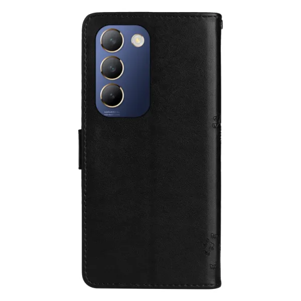 ART CAT Peňaženkový kryt pre Vivo V40 SE 5G čierny