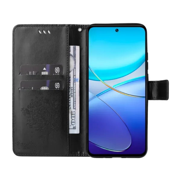 ART CAT Peňaženkový kryt pre Vivo V40 SE 5G čierny