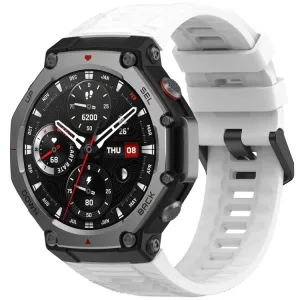 SILICONE Vymeniteľný remienok pre Amazfit T-Rex 3 biely