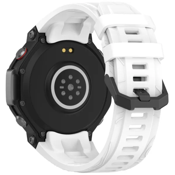SILICONE Vymeniteľný remienok pre Amazfit T-Rex 3 biely