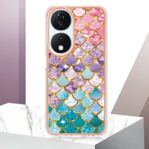 IMD MARBLE Ochranný kryt pre Honor X7b COLORFUL SCALES
