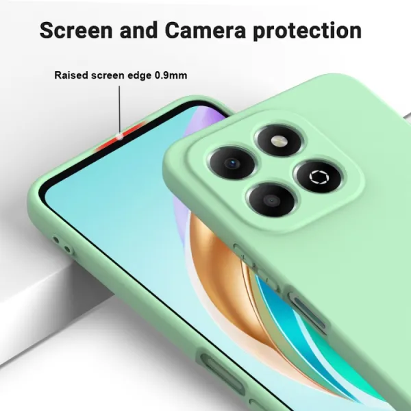 RUBBER Ochranný obal pre Honor X6b zelený