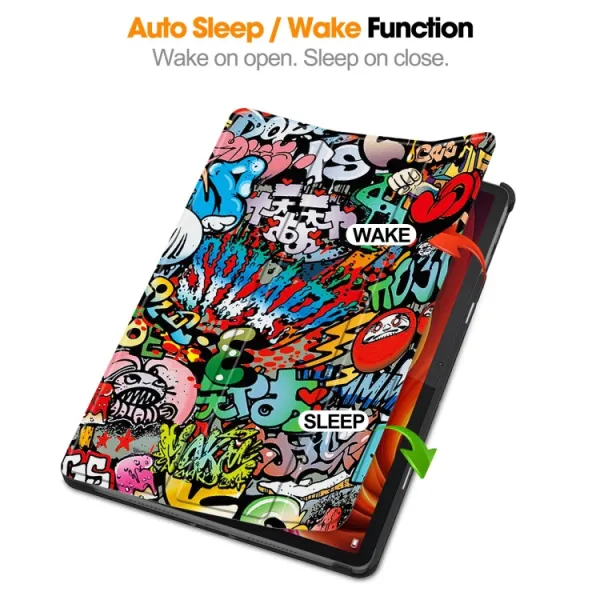 ART Zaklápacie puzdro pre Lenovo Tab K11 Plus GRAFITTI
