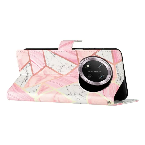 ART Peňaženkový kryt pre Honor Magic7 Lite 5G PINK MARBLE