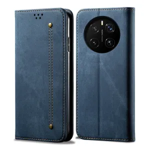 DENIM Peňaženkový kryt pre Honor Magic7 Pro 5G modrý