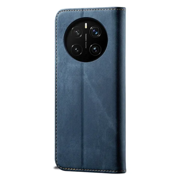 DENIM Peňaženkový kryt pre Honor Magic7 Pro 5G modrý