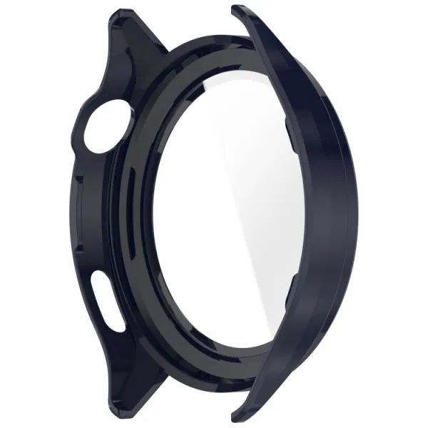 PC FULL COVER Plastový kryt so sklom pre Xiaomi Watch S4 tmavomodrý