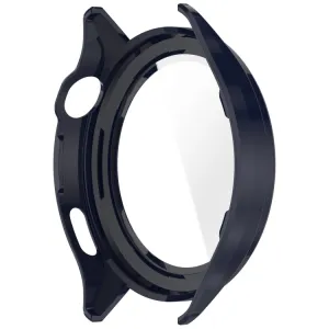 PC FULL COVER Plastový kryt so sklom pre Xiaomi Watch S4 tmavomodrý