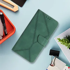 STITCHED Peňaženkový kryt pre Honor 200 Smart 5G zelený