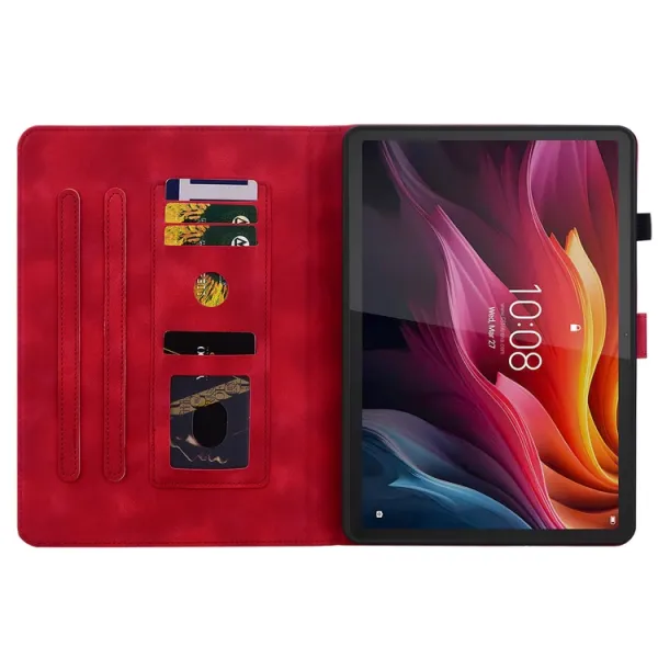 ART Zaklápacie puzdro pre Lenovo Tab K11 Plus červené