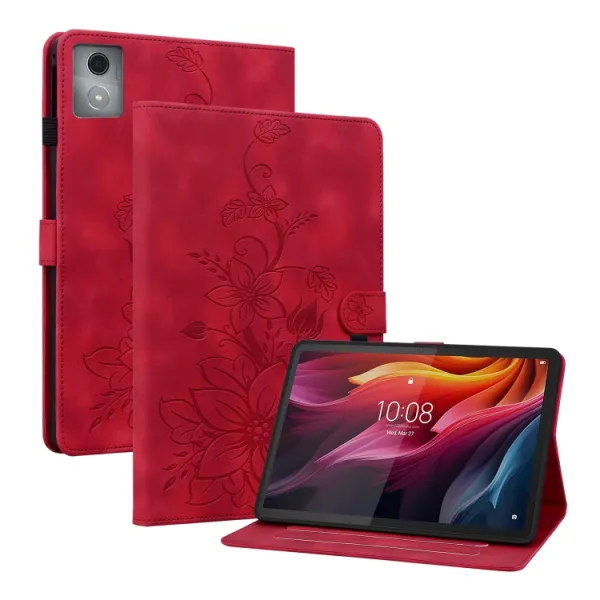 ART Zaklápacie puzdro pre Lenovo Tab K11 Plus červené
