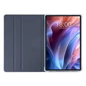 LEATHER Zaklápací kryt pre Teclast T65 Max tmavomodrý