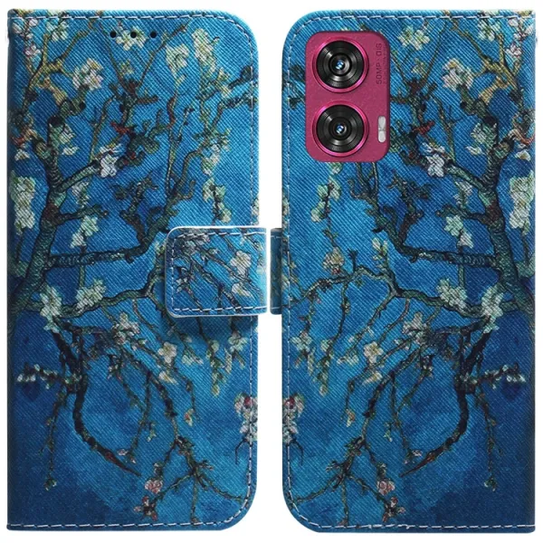 ART Peňaženkový kryt pre Motorola Edge 50 Fusion APRICOT