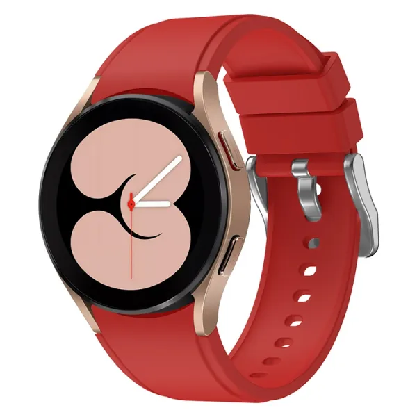 SOFT Remienok pre Samsung Galaxy Watch 4 (40 / 44mm) 4 Classic (42 / 46mm) červený