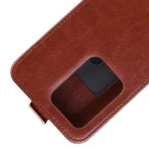Vyklápacie puzdro Samsung Galaxy S20 Ultra hnedé