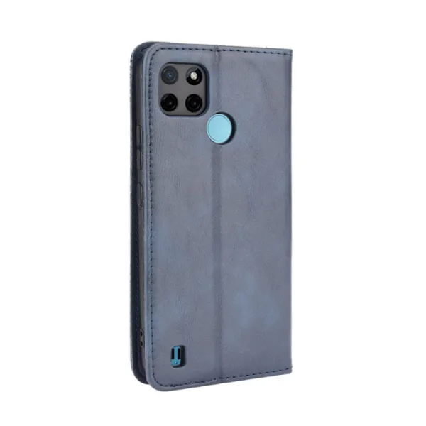 BUSINESS Peňaženkový kryt pre Realme C21Y / C25Y modrý