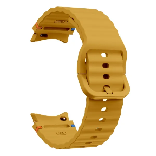 WAVE Silikónový remienok pre Samsung Galaxy Watch 7 (40mm / 44mm) žltooranžový