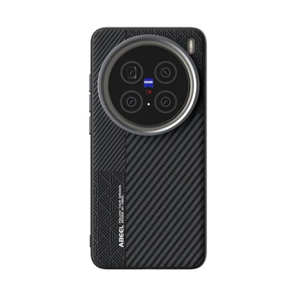 ABEEL RELIEF Ochranný kryt pre Vivo X200 Pro 5G CARBON BLACK