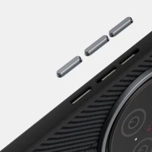 ABEEL RELIEF Ochranný kryt pre Vivo X200 Pro 5G CARBON BLACK