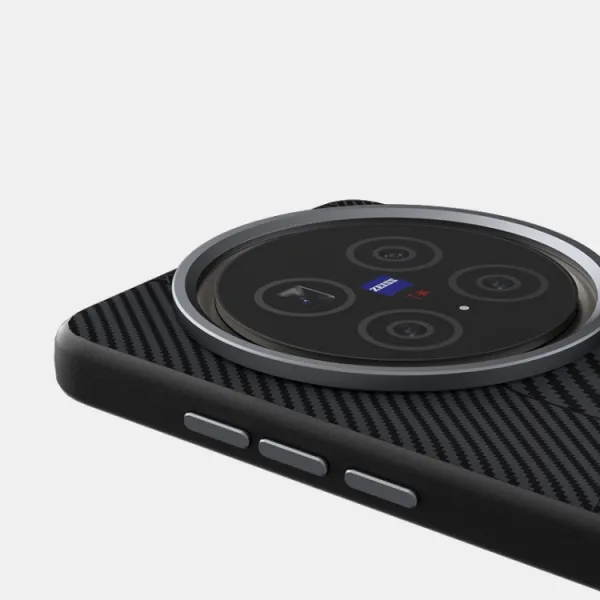 ABEEL RELIEF Ochranný kryt pre Vivo X200 Pro 5G CARBON BLACK