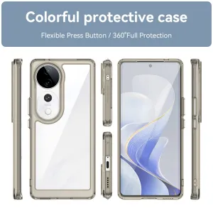 CRYSTAL Ochranný obal pre Vivo V40 5G šedý