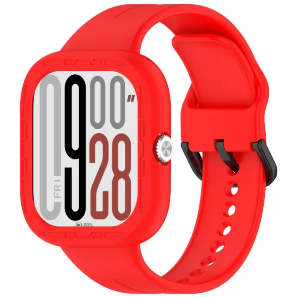 TPU HALF COVER Kryt pre Xiaomi Redmi Watch 5 červený