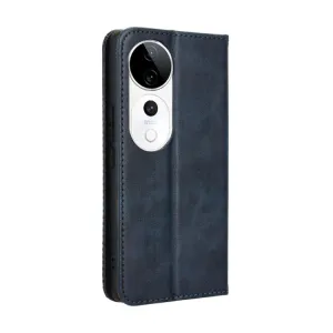 BUSINESS Peňaženkový kryt pre Vivo V40 5G modrý