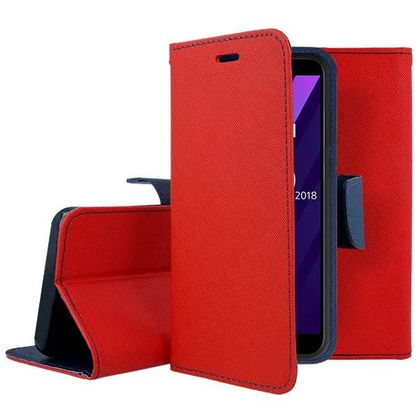 FANCY Knižkové puzdro Honor Note 10 červené