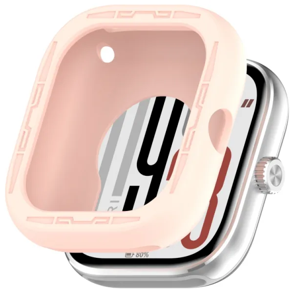 TPU HALF COVER Kryt pre Xiaomi Redmi Watch 5 svetloružový