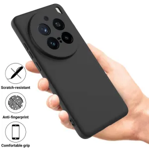 RUBBER Ochranný kryt pre Vivo X200 Pro 5G čierny