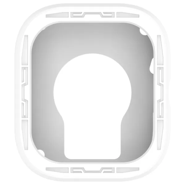 TPU HALF COVER Kryt pre Xiaomi Redmi Watch 5 biely