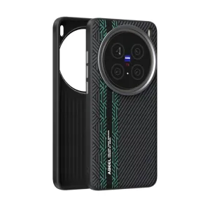 ABEEL RELIEF Ochranný kryt pre Vivo X200 Pro 5G BLACK GREEN