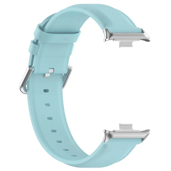 LEATHER Kožený remienok pre Xiaomi Redmi Watch 5 svetlomodrý