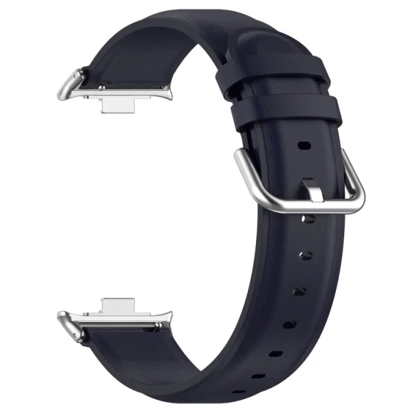 LEATHER Kožený remienok pre Xiaomi Redmi Watch 5 tmavomodrý