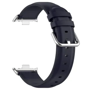 LEATHER Kožený remienok pre Xiaomi Redmi Watch 5 tmavomodrý