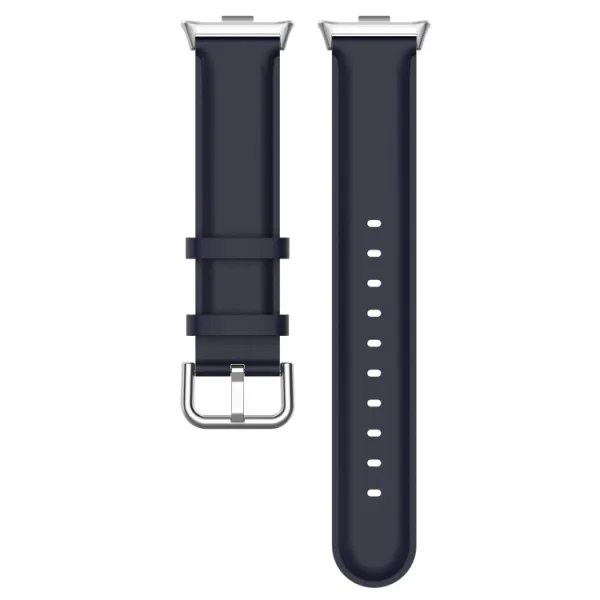 LEATHER Kožený remienok pre Xiaomi Redmi Watch 5 tmavomodrý