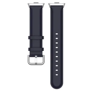 LEATHER Kožený remienok pre Xiaomi Redmi Watch 5 tmavomodrý
