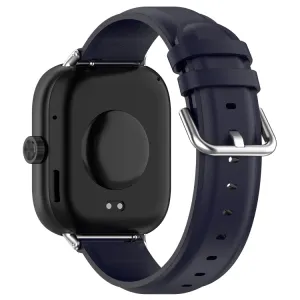 LEATHER Kožený remienok pre Xiaomi Redmi Watch 5 tmavomodrý