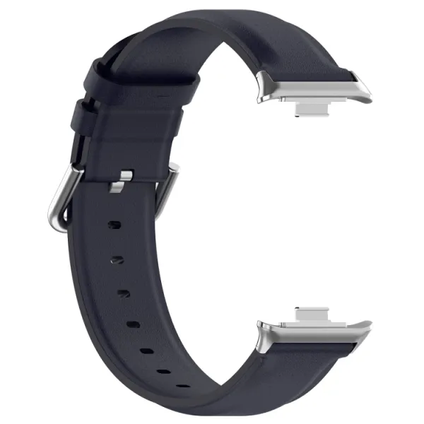 LEATHER Kožený remienok pre Xiaomi Redmi Watch 5 tmavomodrý