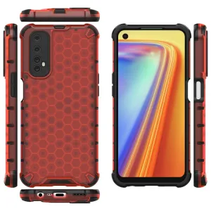 HONEYCOMB Ochranný kryt Realme 7 červený