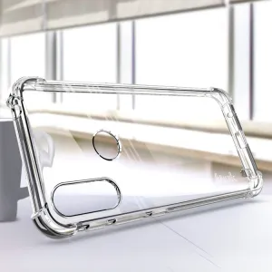 IMAK Ochranný silikónový kryt + fólia Motorola Moto E7 Power priehľadný
